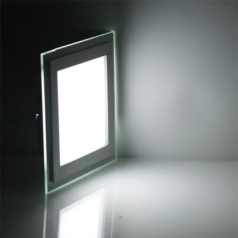 LED Panel Light Square High Brightness Recessed Ceiling Downlight For Living Room Mall Museum Lighting Decor 110V 220V