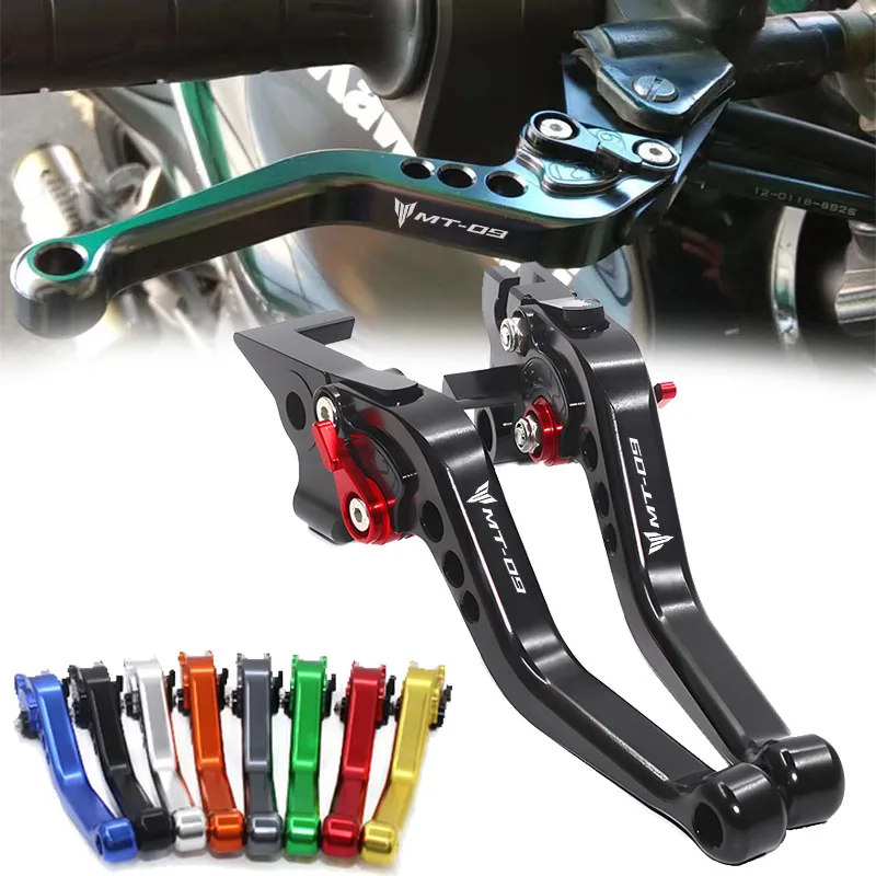 

Для Yamaha MT-09 MT09 2014-2020 аксессуары для мотоциклов с ЧПУ короткие тормозные рычаги сцепления