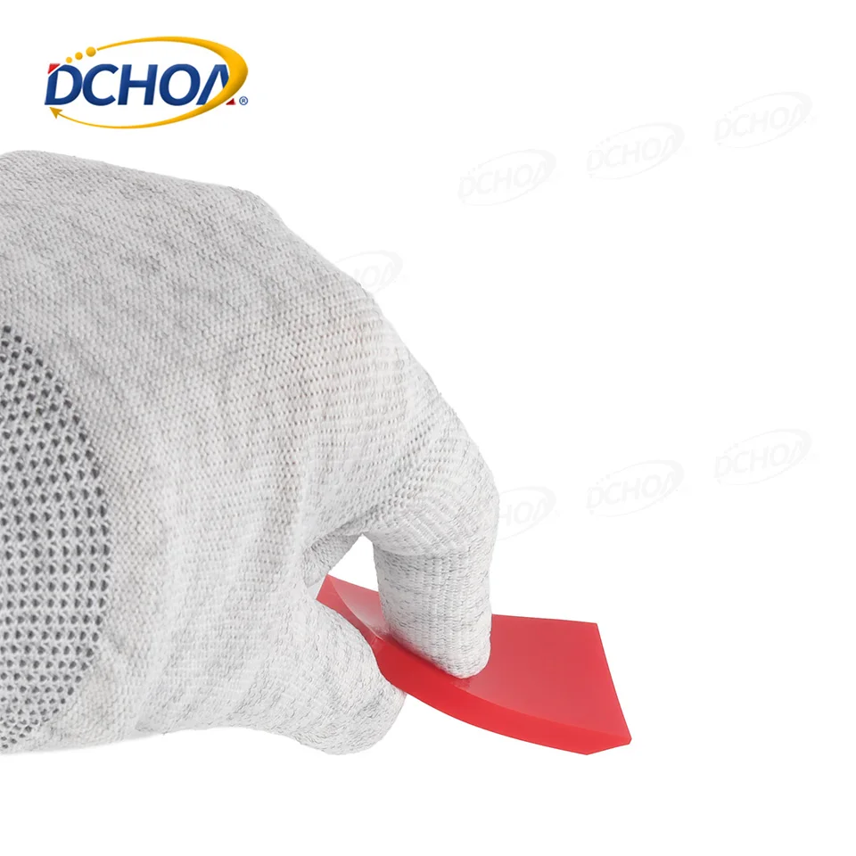 DCHOA Small Rubber Squeegee Car Window Tint PPF Vinyl Wrap Film Bubble Remover Glass Installation Detailing Tool