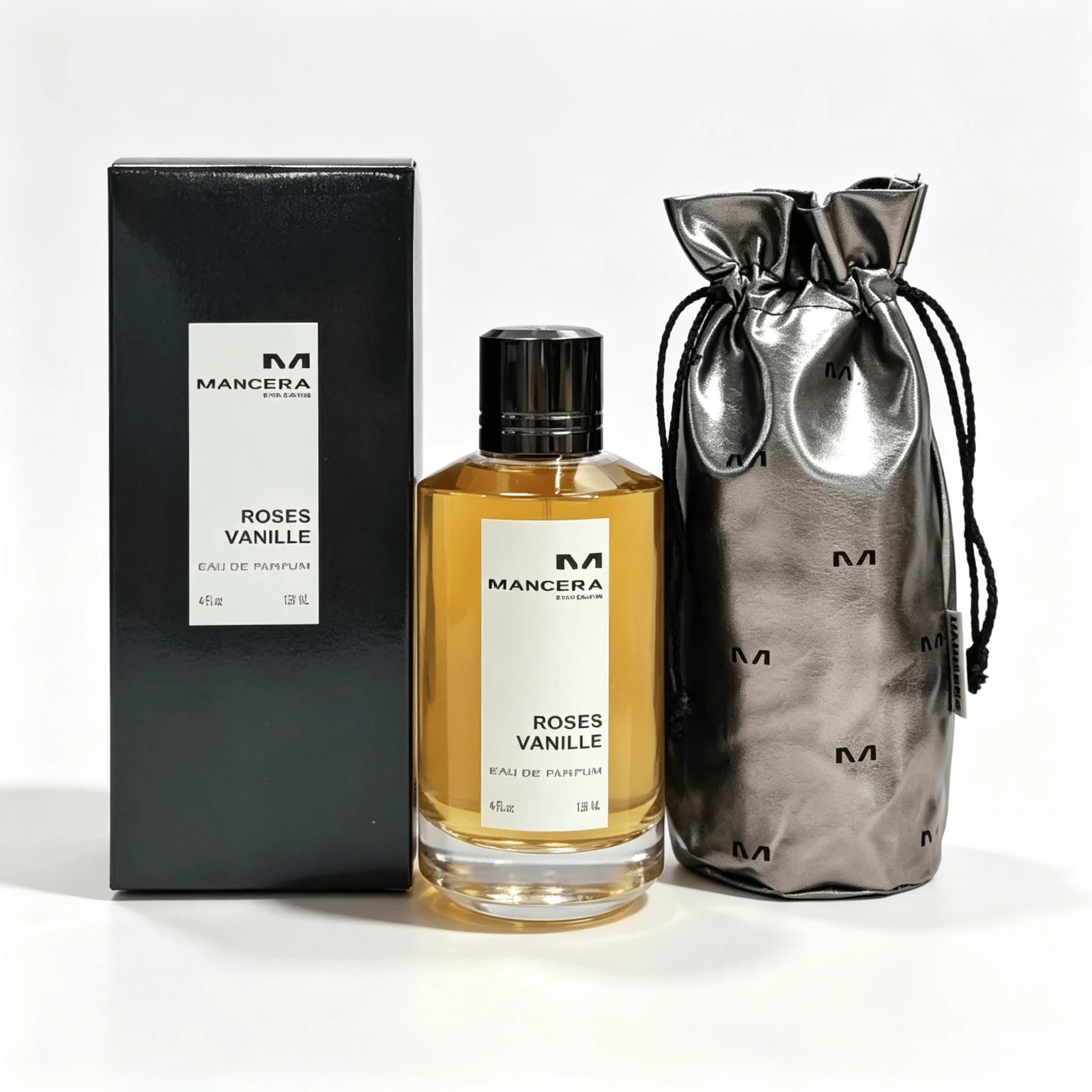 Mancera Roses Vanille 120ml Eau de Parfum Contains vanilla, white musk, patchouli, gentle and mature creamy rose fragrance, long-lasting fragrance, suitable for dinners, dates, commuting, gift box packaging suitable for anniversaries and birthdays view 7