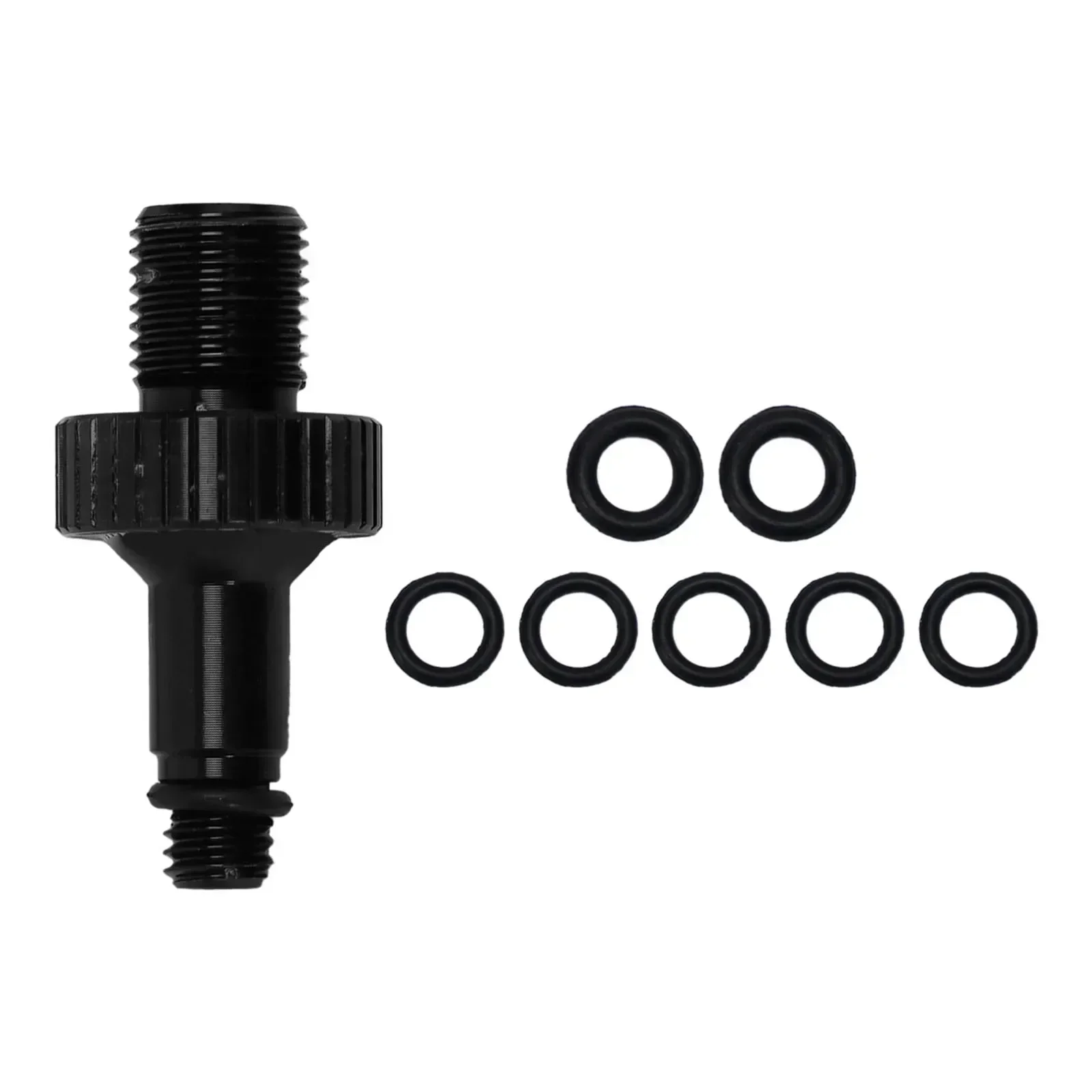 Rear Shock Air Valve Air Pump Valve Adapter Bike Air Valve Adapter Pressure Reducer Compatible Spare O-rings Included