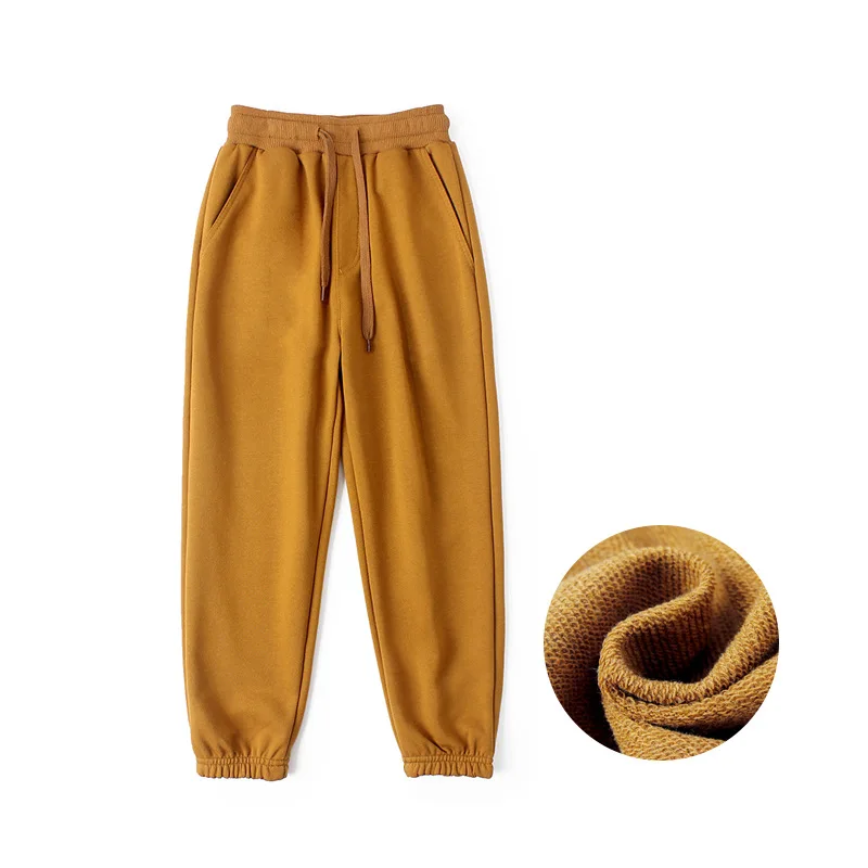 Boys Pants Casual Children Solid Color Long Sweatpants Fashion Teenage White Jogger Trousers Korean Spring Autumn Thicken Pant