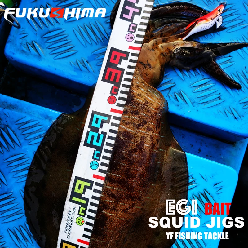 

FUKUSHIMA 3.0 SQUID JIGS 120mm GLOW EGI LURE FISHING WOOD SHRIMP BAIT SHARP HOOKS 17GRAMS CUTTLEFISH OCTOPUS BOAT ROCK FISHING