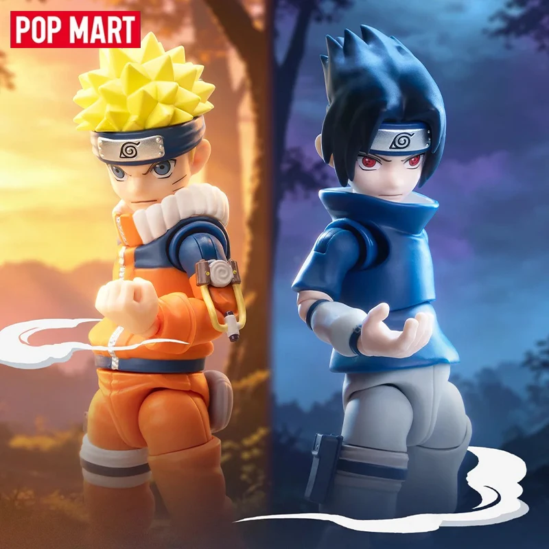 POP MART POP Action Classic Naruto-Chunin Exams Arc Series Genuine Blind Box Toys Mystery Box Doll Guess Bag Anime Figure Gifts
