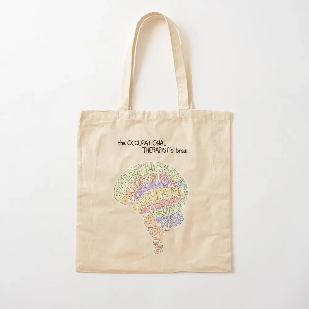 

the occupational therapist's brain Tote Bag tote bag custom Eco bag cute pouch