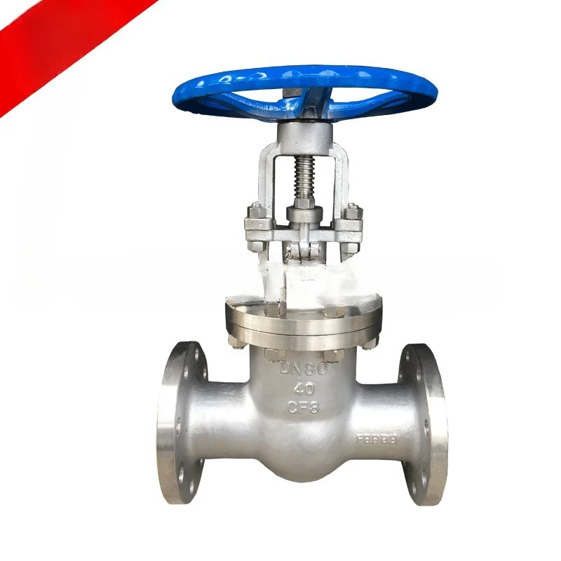 

Valve 304 stainless steel flange high pressure high temperature gate valve Z41W-40P manual gate valve DN50 80