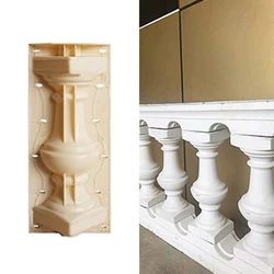 47cm Garden Roman Style Plastic Cement Baluster Mold for DIY Concrete Column Mould Home Garden Decor
