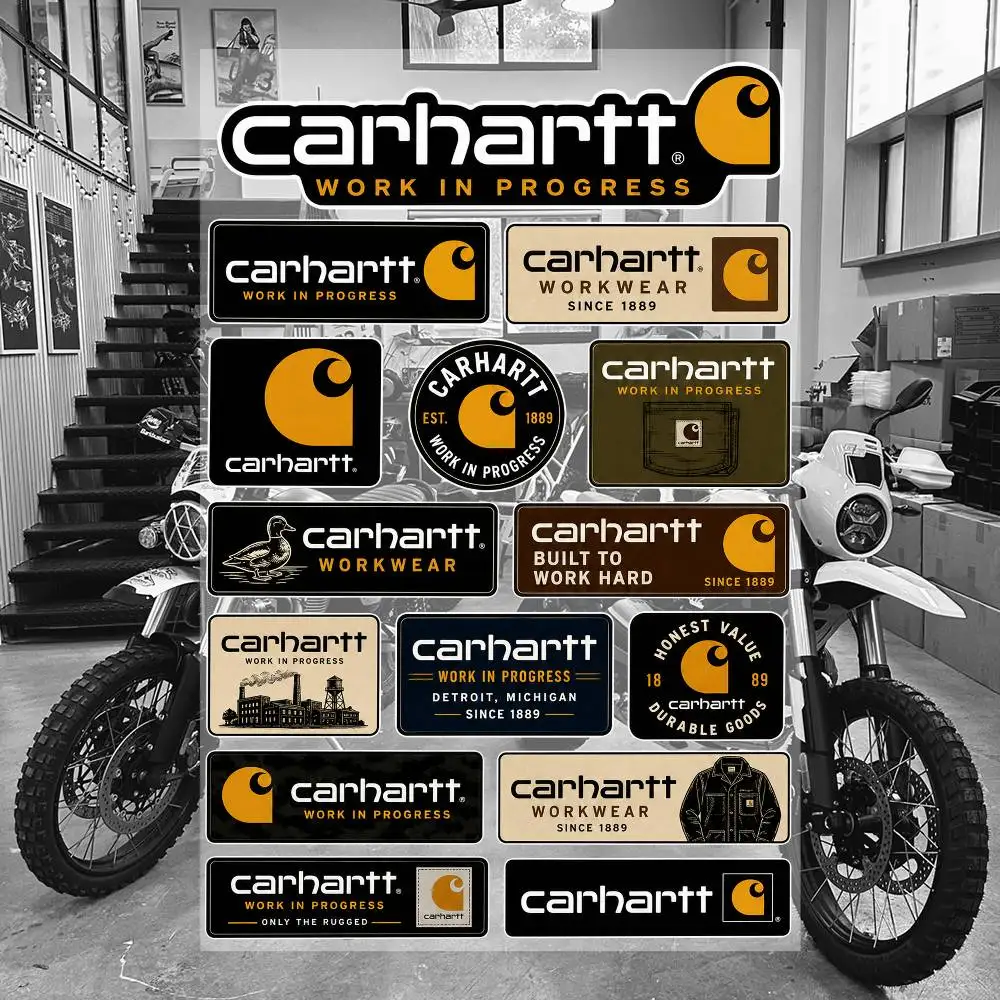 C-a-rh-a-rtt  Waterproof Vinyl Stickers for Car Motorcycle Bike Skateboard Laptop Bottle Phone