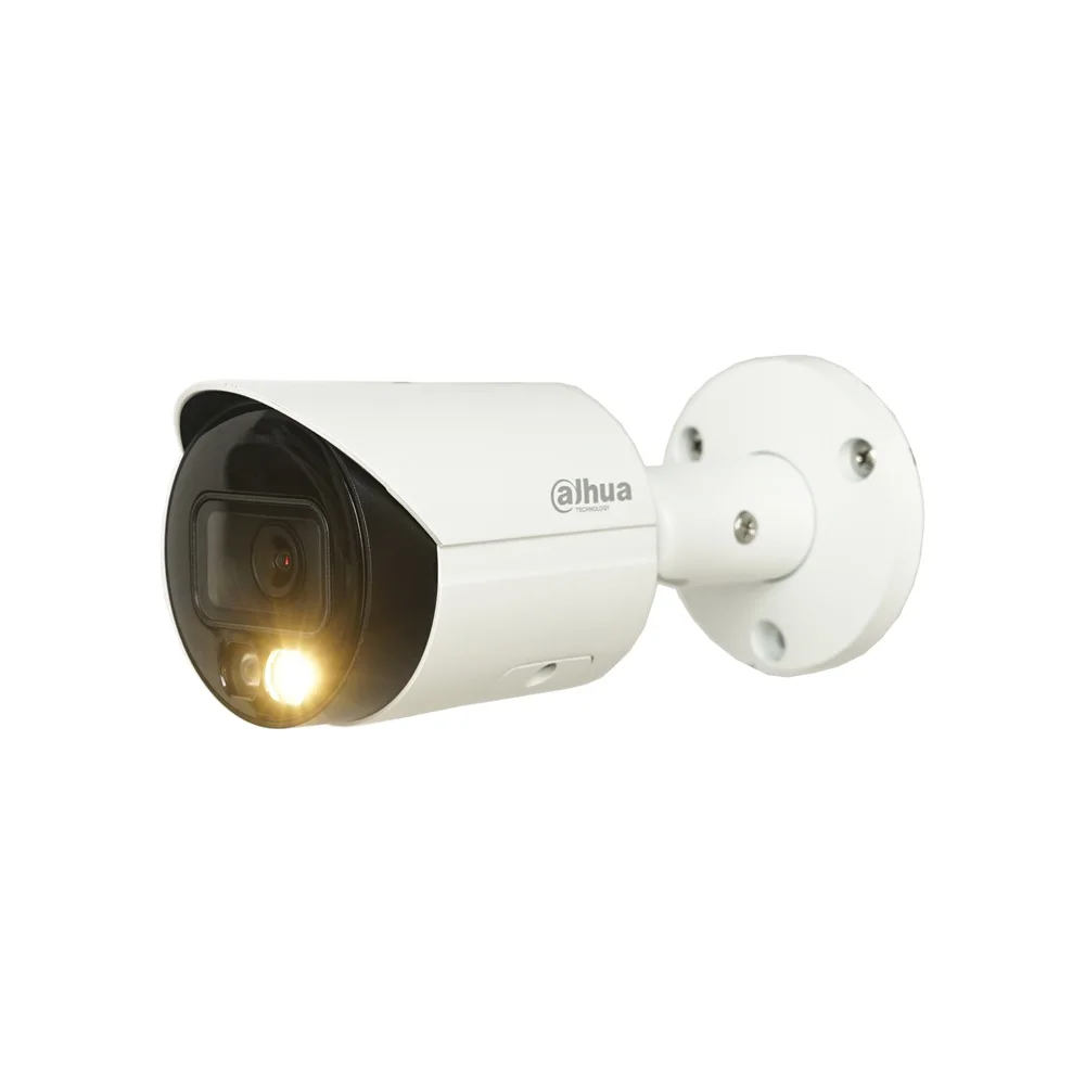 Dahua 8MP Smart Dual Light Fixed-focal Bullet WizSense Network Camera HFW2849S-S-IL Built-in warm light and IR LED Microphone