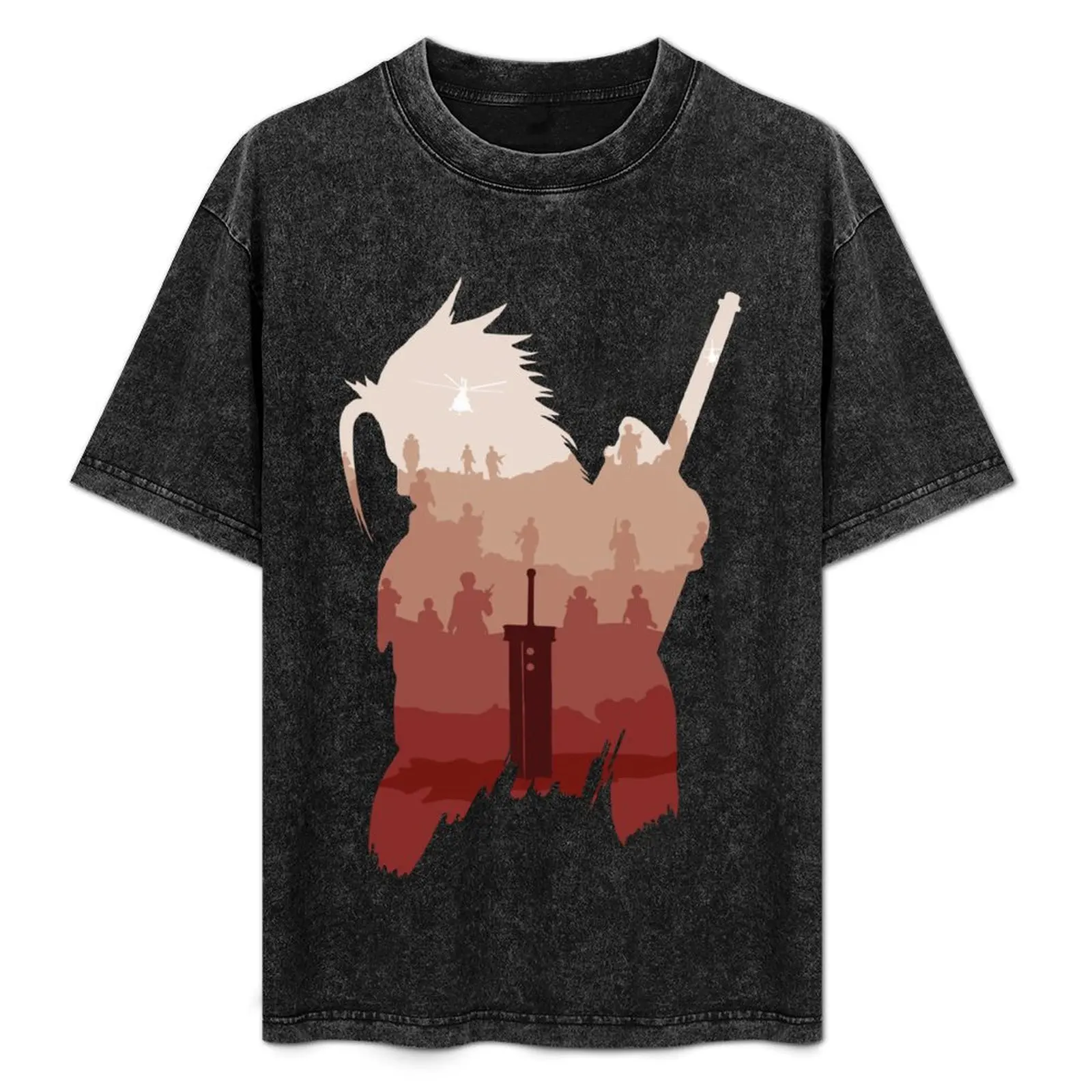 

Crisis Core Ending, Zack Fair Hero T-Shirt summer tops heavyweights summer top shirts graphic sweat shirts, men
