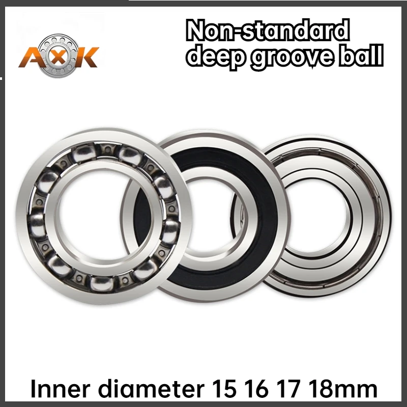 

Внутренний диаметр 15 мм Нестандартный радиальный шарикоподшипник Внешний диаметр 21 24 26 28 30 32 33 34 35 36 37 38 40 42 43 45 46