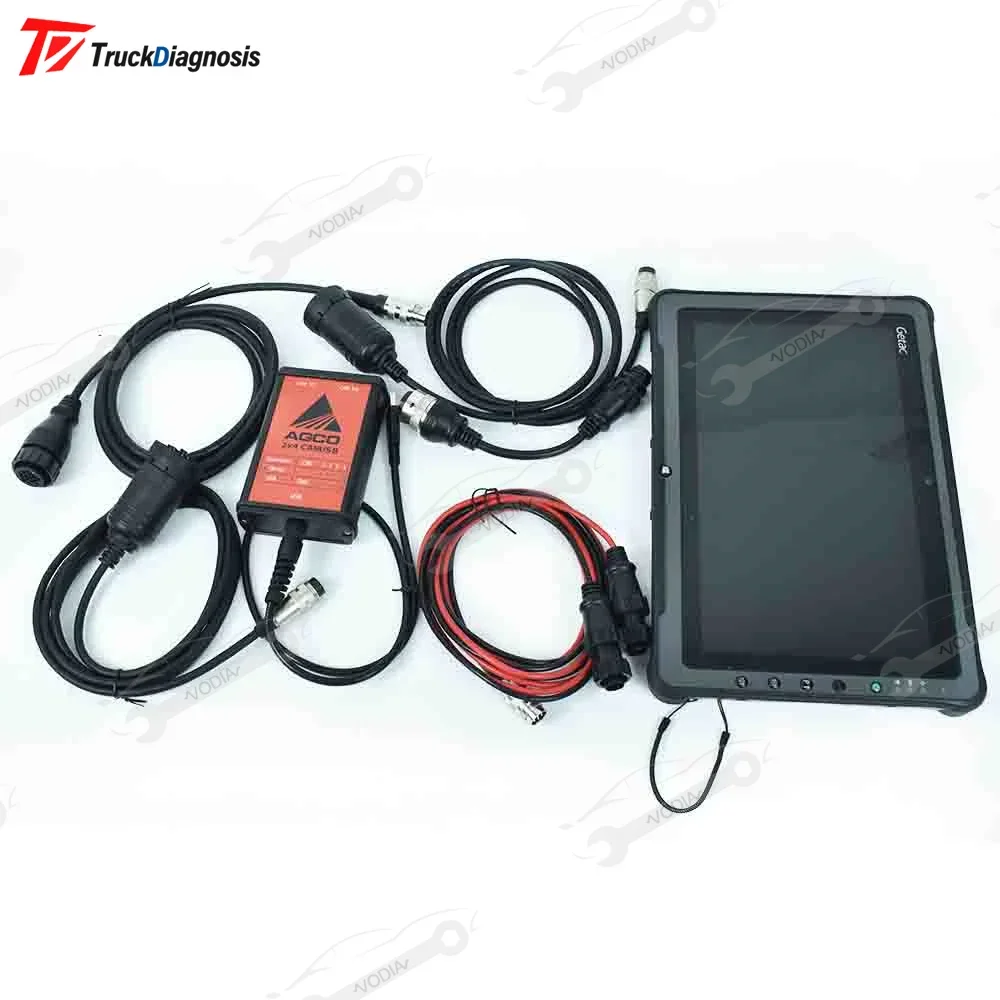 

For AGCO CANUSB DIAGNOSTIC tool OEM AGCO EDT agricultural machinery FENDT tractors Heavy Duty AGCO DIAGNOSTIC kit and F110Tablet