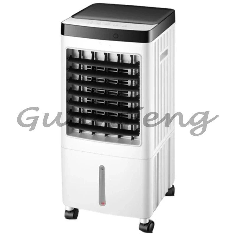 Portable desktop air cooling fan, 3-speed, with remote control and 7-hour timer, quick cooling silent desktop fan