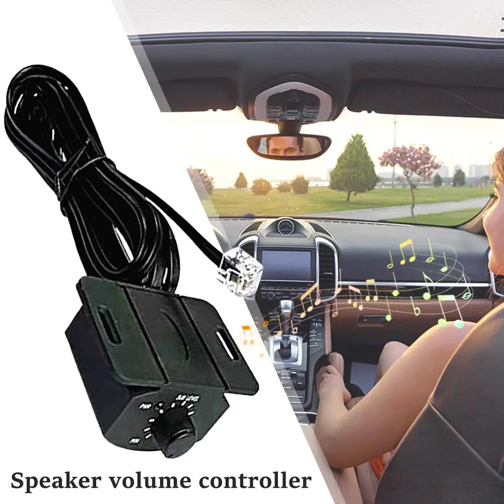 Easy Install Audio Volume Controller Wire Control 4 Wires With Lights Suitable For Car Music Outings Speaker Volume Controller