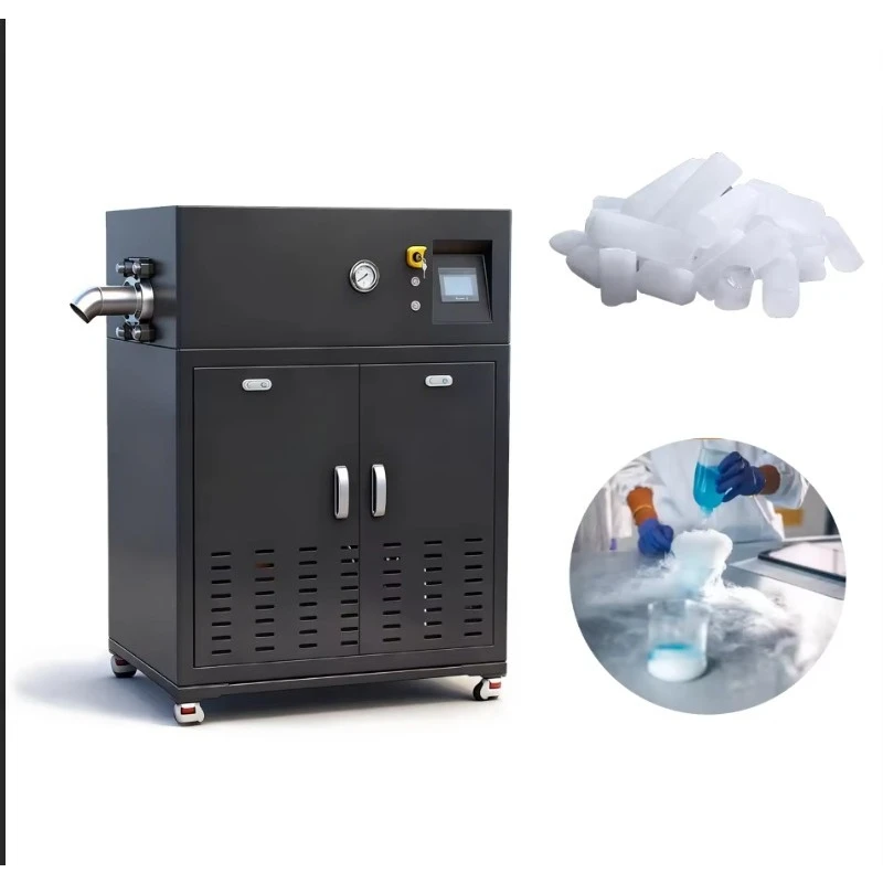 Dry Ice Pelletizer Maker Machine Small CO2 Dry Ice Granular Equipment Customized Floor Mount for Low Temperature Preservation