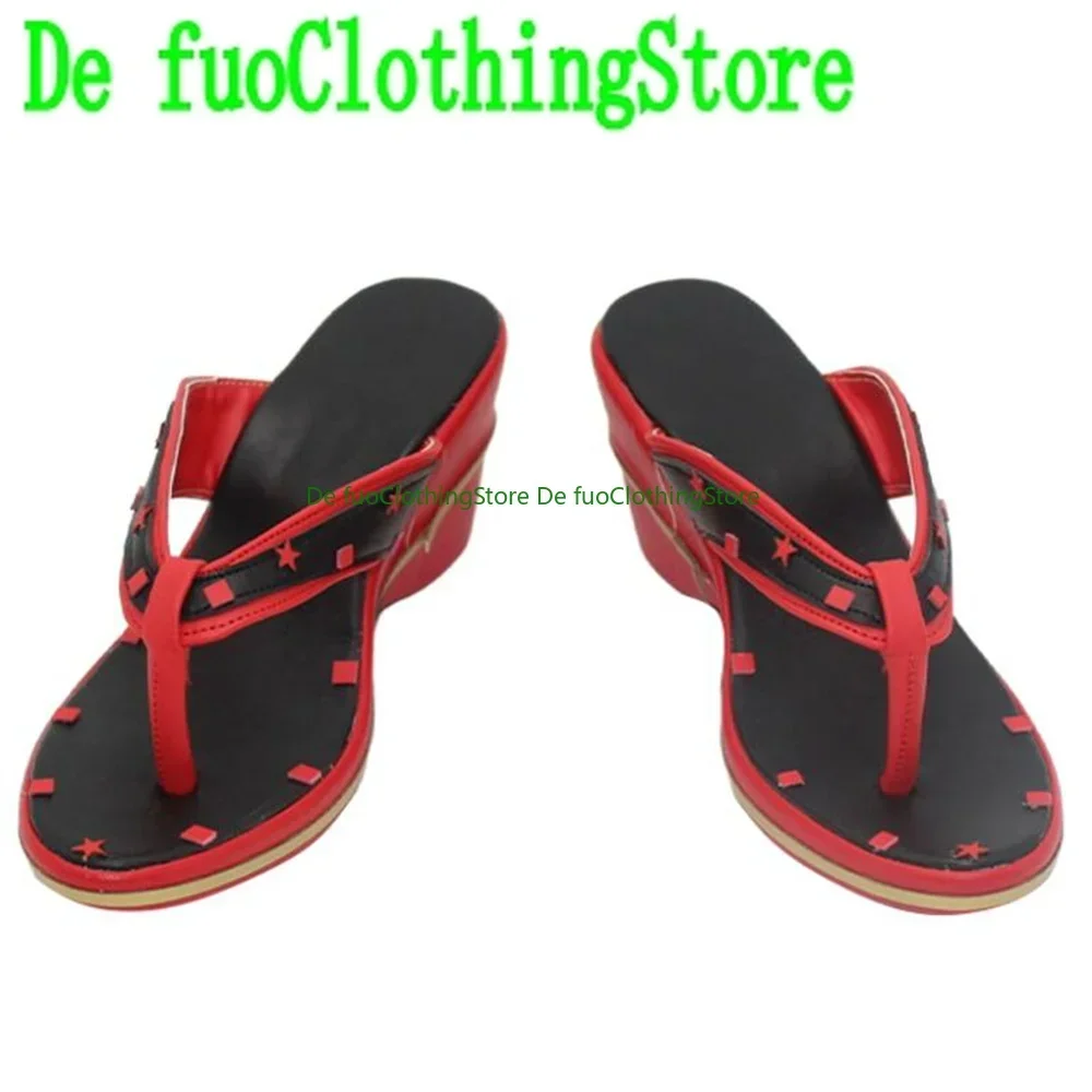 Nina Kosaka Virtual YouTuber VTuber Buty do Cosplayu Gra Anime Halloween Boże Narodzenie DefuoClothing Sklep z Obuwiami