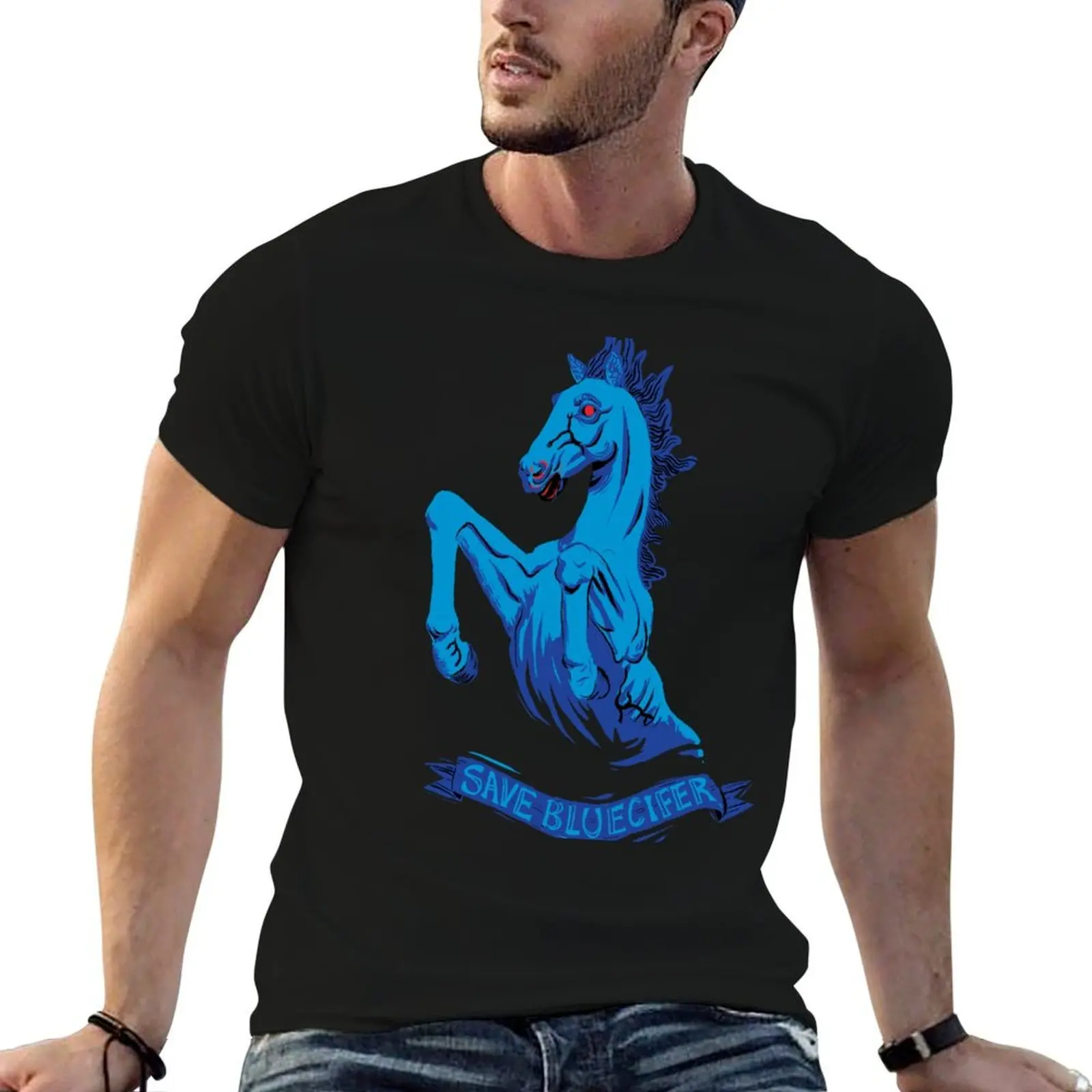 

Save Bluecifer T-Shirt t shirt custom print man t shirt luxury T-Shirt
