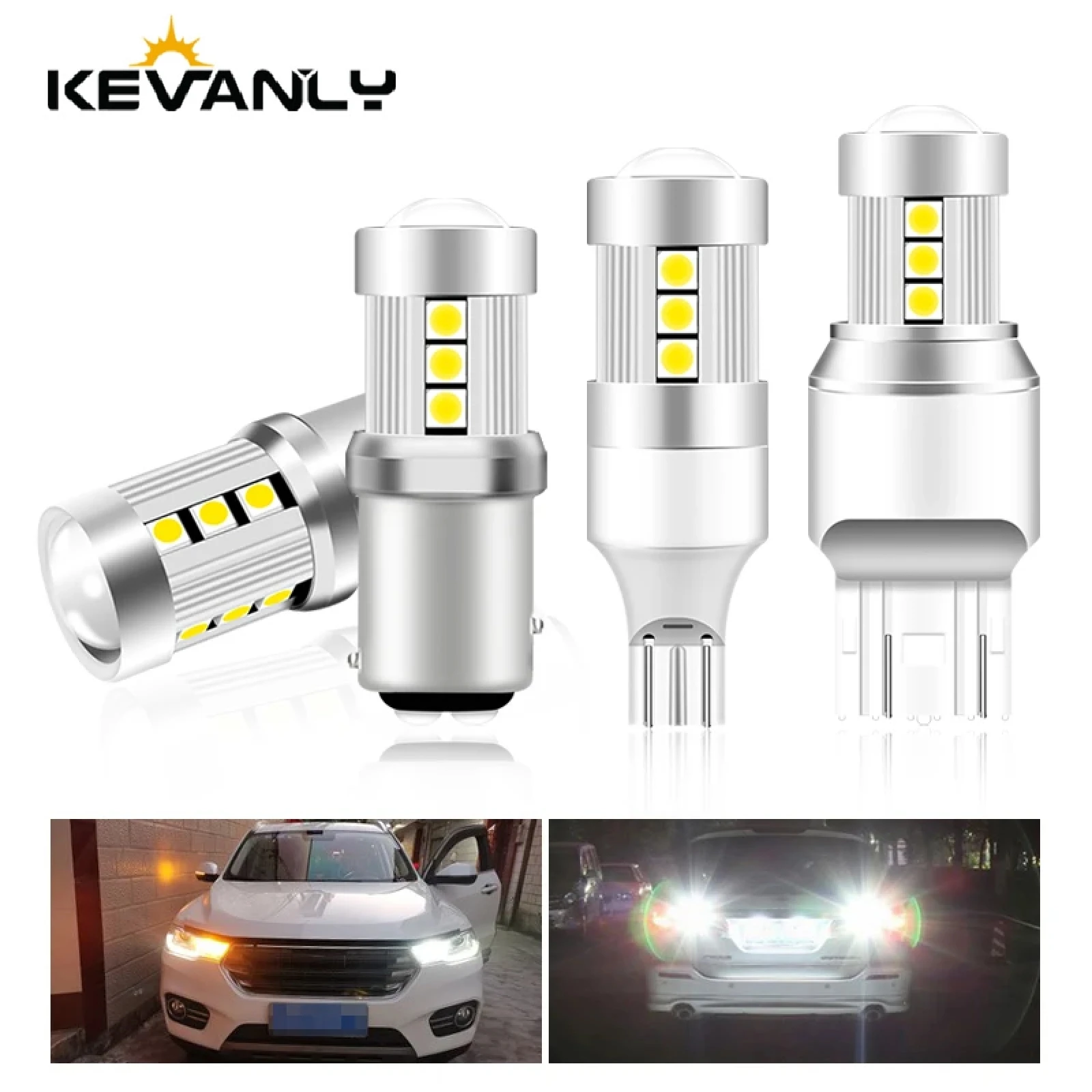 

2PCS 1156 BA15S Canbus Led BAU15S 1157 BAY15D Bulb 3030smd T20 LED 7440 7443 Bulbs W16W T15 For Reverse Lamp Turn Signal Light