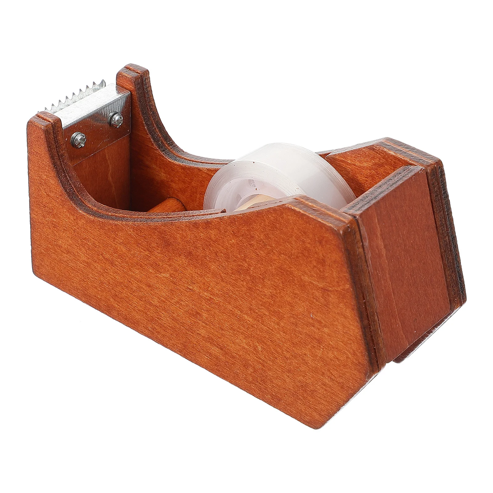 خمر الخشب الشريط موزع منظم مكتب نحت دقيق دائم العملي مكتب استخدام أنيق مظهر الشريط موزعات