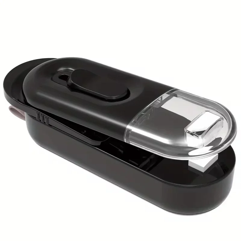 مكنسة كهربائية صغيرة تعمل بالبطارية السدادة السدادات الحرارية مع Sniejes Draagbare السدادة للبلاستيك زاك Voedsel Opslug