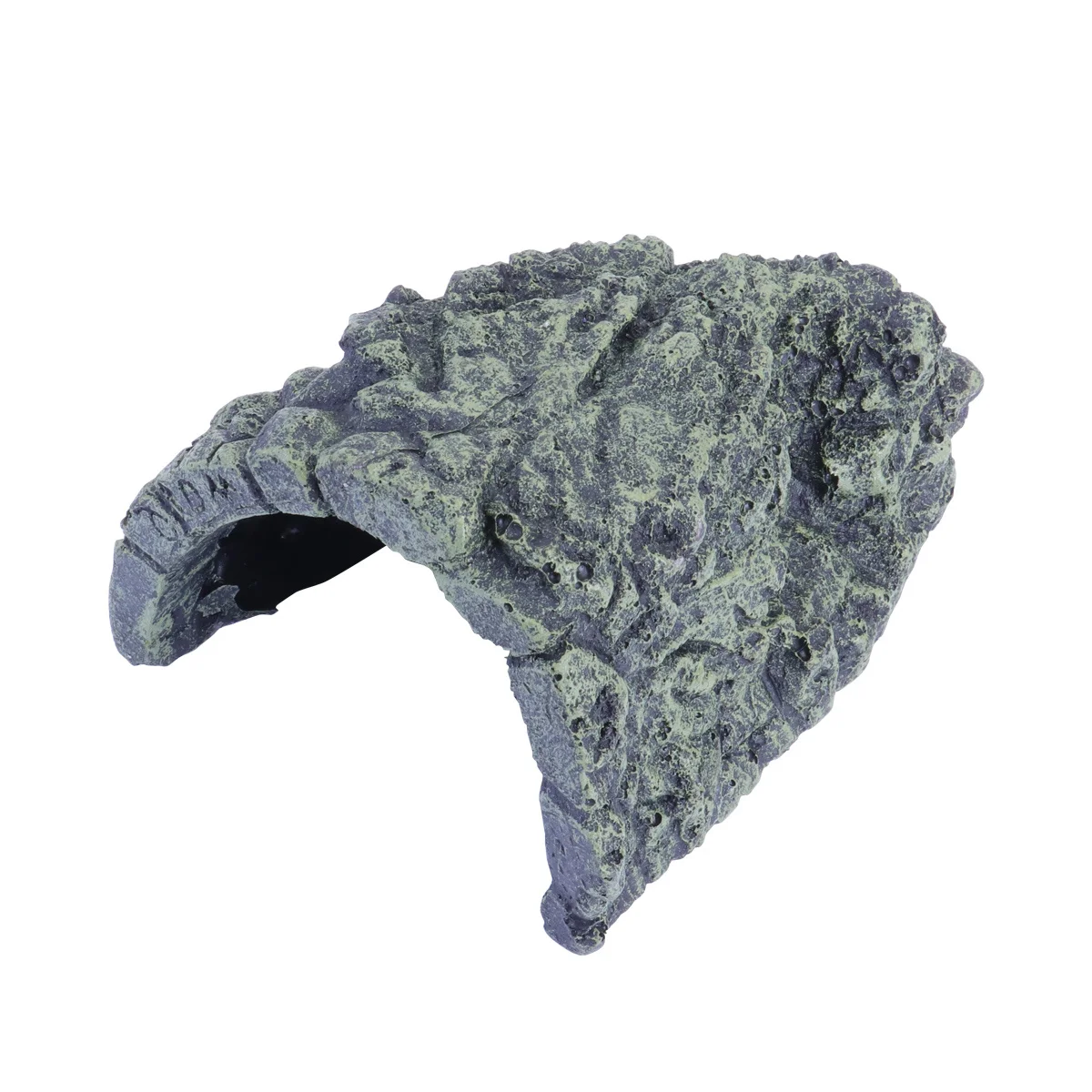 

Turtle Basking Reptile Stone Cave Climbing Hideout Resin Aquarium Ornament for Small Lizards Snails Chameleons Geckos Fish Tank