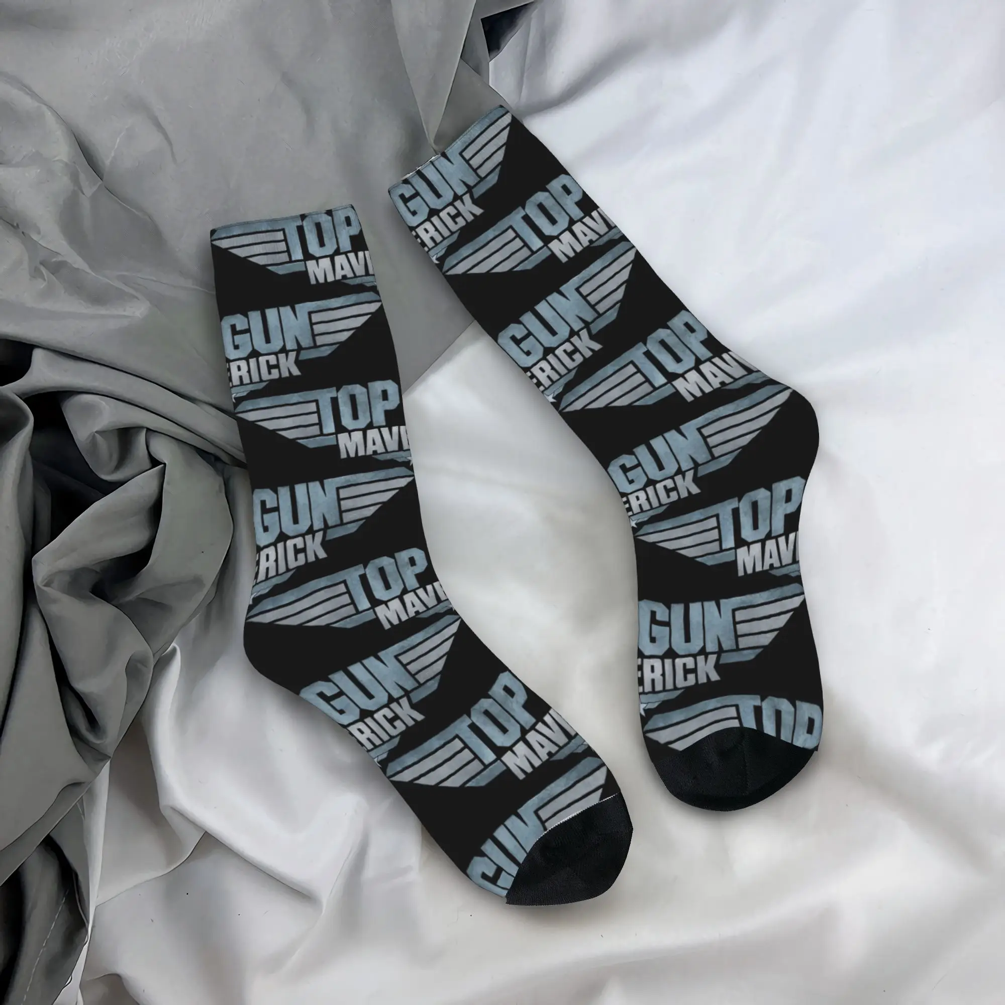 

Custom Fashion Top Gun Maverick Socks Men Women Warm 3D Printing Football Sports Socks