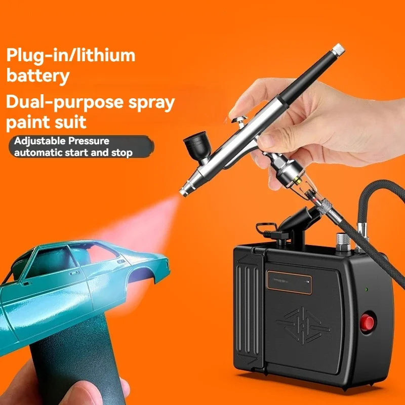 2025 Mini Air Pump Spray Gun Up To Model Coloring, Tattoo, Nail Art, Turtle Pump, Paint Repair, Acrylic Spray Paint Pen