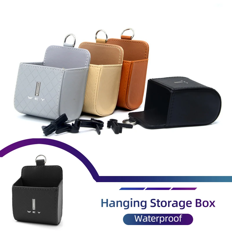 Car Air Vent Mobile Phone Storage Box Small Hanging Case For Wey GREAT WALL HAVAL H6 H9 M6 F7 F7X POER