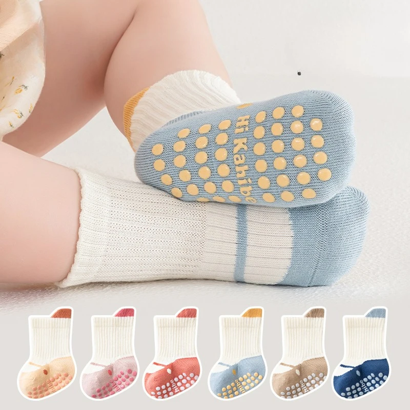 A-Class Baby Walking Socks Spring Summer – Non-Slip Silicone Grip Floor Socks for Crawling & Toddler Baby Girl