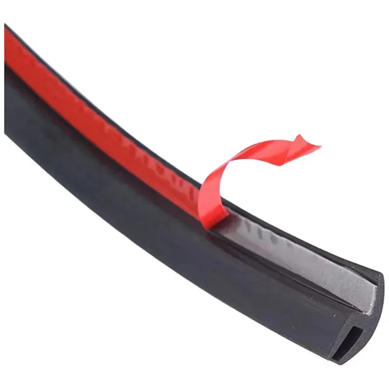 1.7m Car Windshield Panel Moulding Seal Strip H Type Sticker Dustproof Rubber Sealing Strip for Auto Car Dashboard Windshield