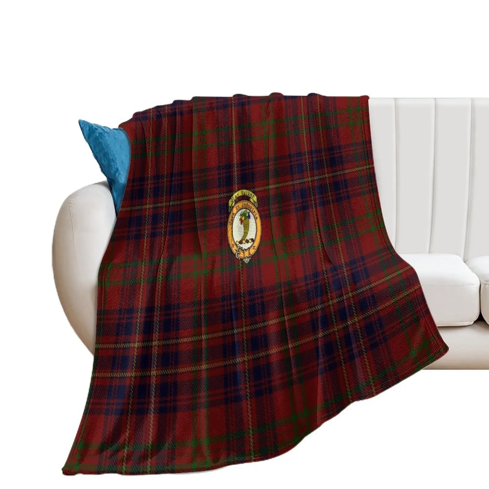 

Walker Scottish Tartan and Crest Throw Blanket Bed covers Cute Single Furrys Blankets