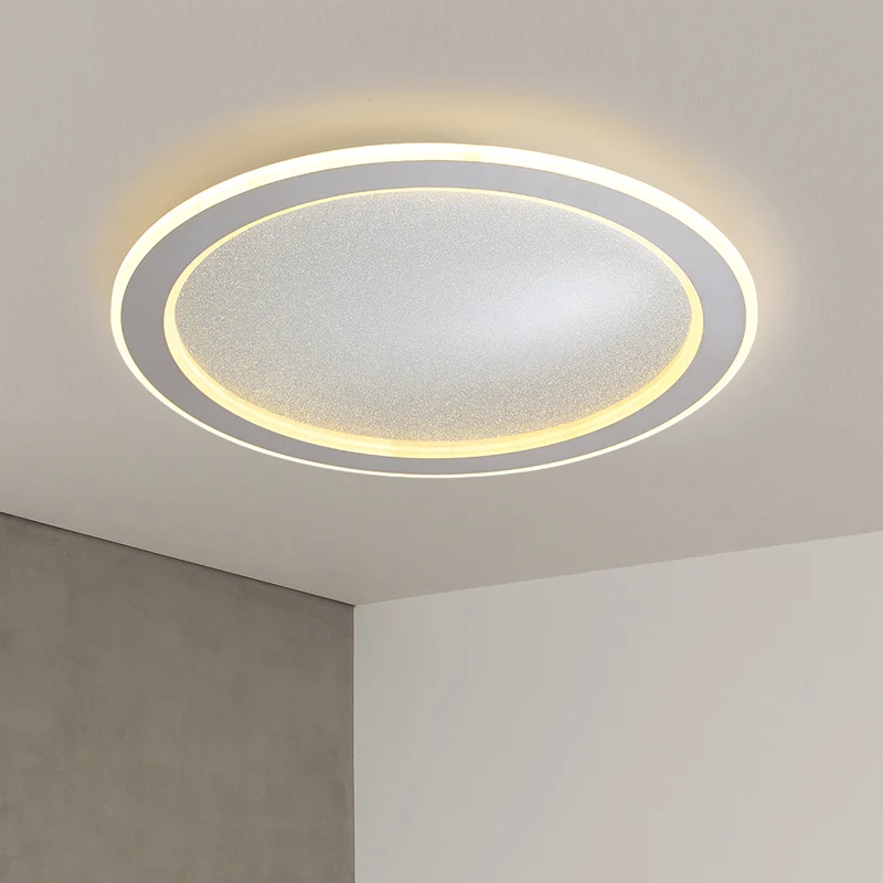 Modern Simple Ring Led Ceiling Lamp Home Balcony Study Room Living Room Bedroom Living Room Improvement Lamps