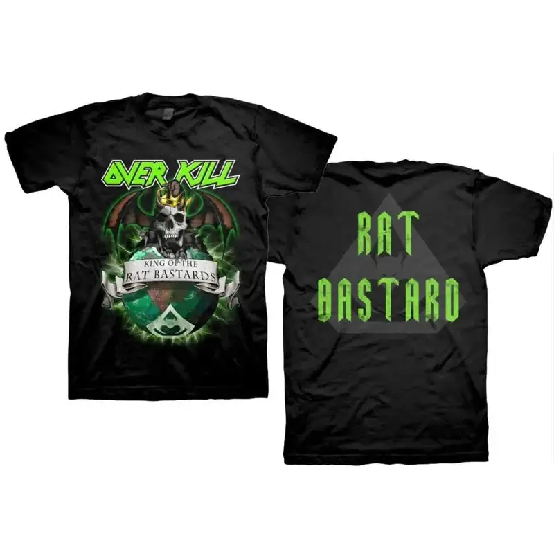 OVERKILL cd lgo KING OF THE RAT BASTARDS Official SHIRT LAST SMALL devil armory