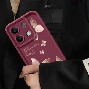 Casing Kupu-kupu Emas Tahan Guncangan untuk Xiaomi Redmi Note 13 12 11 10 Pro 4G 11s 14 Funda Poco F6 X6 X5 Penutup 14T 11T 13T Pro 5G 8 penjualan terbaik motorola moto g72 - №