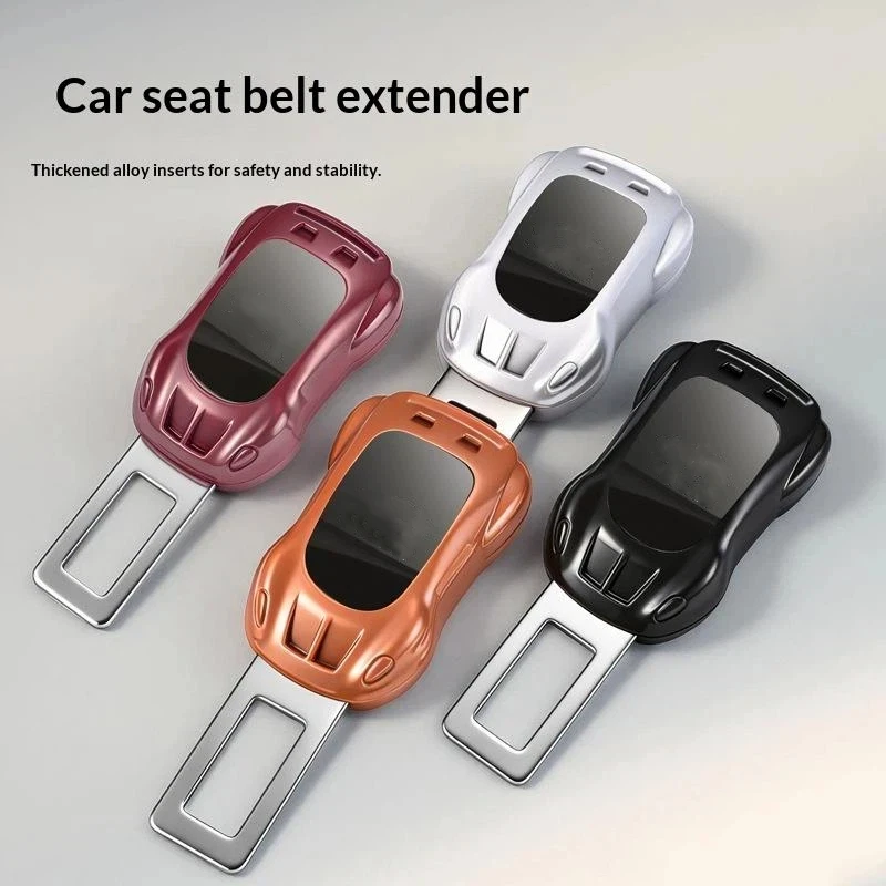 【Car Seat Belt Extender Seatbelt Lock Buckle Plug Auto Seat Belt Fastener Converter One-click Release Interior Accessories】