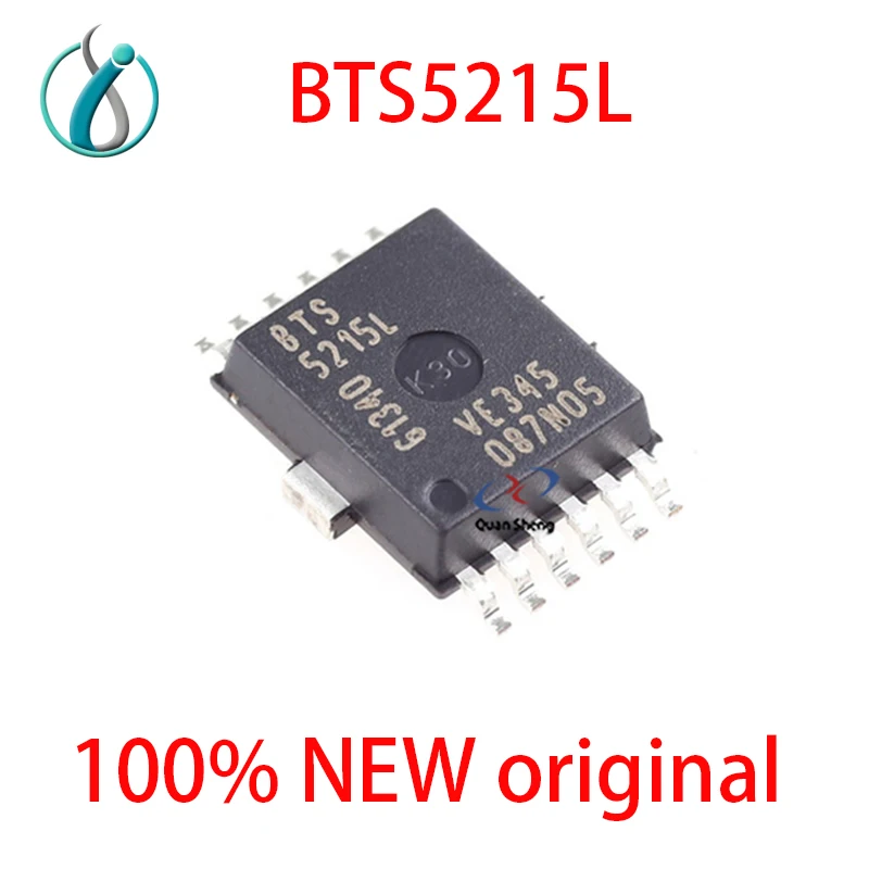 (5PCS)BTS5215L BTS5215 BTS 5215L 5215 HSOP12 Automobile intelligent power switch chip 100% New Chipset