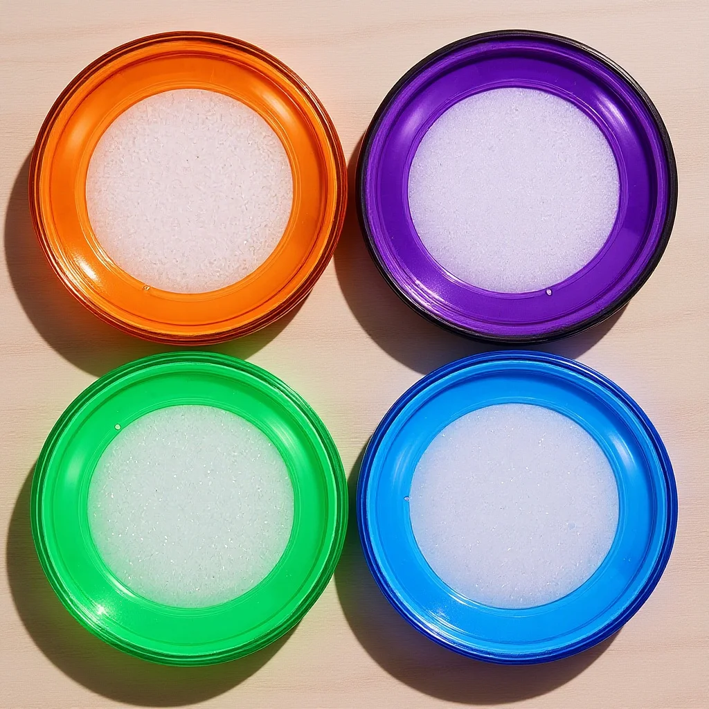 4 pezzi di tazza di spugna per bagnare le dita per contare denaro, in plastica, per dita bagnate, banche per attrezzi, negozi di efficienza finanziaria