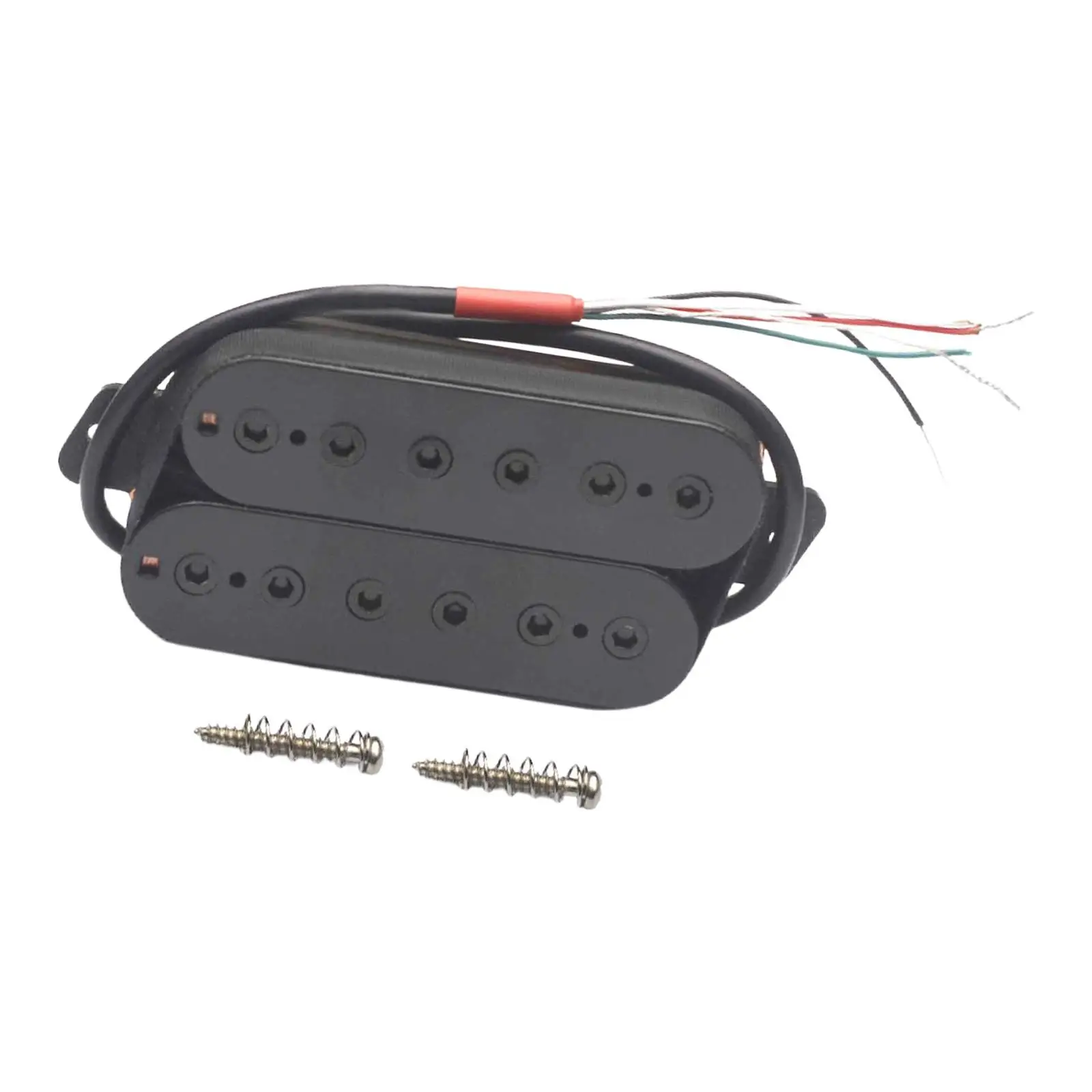 Humbucker Guitar Pickup High Output Balanced Response 4 Wire Prewired for Six String Multiscale
