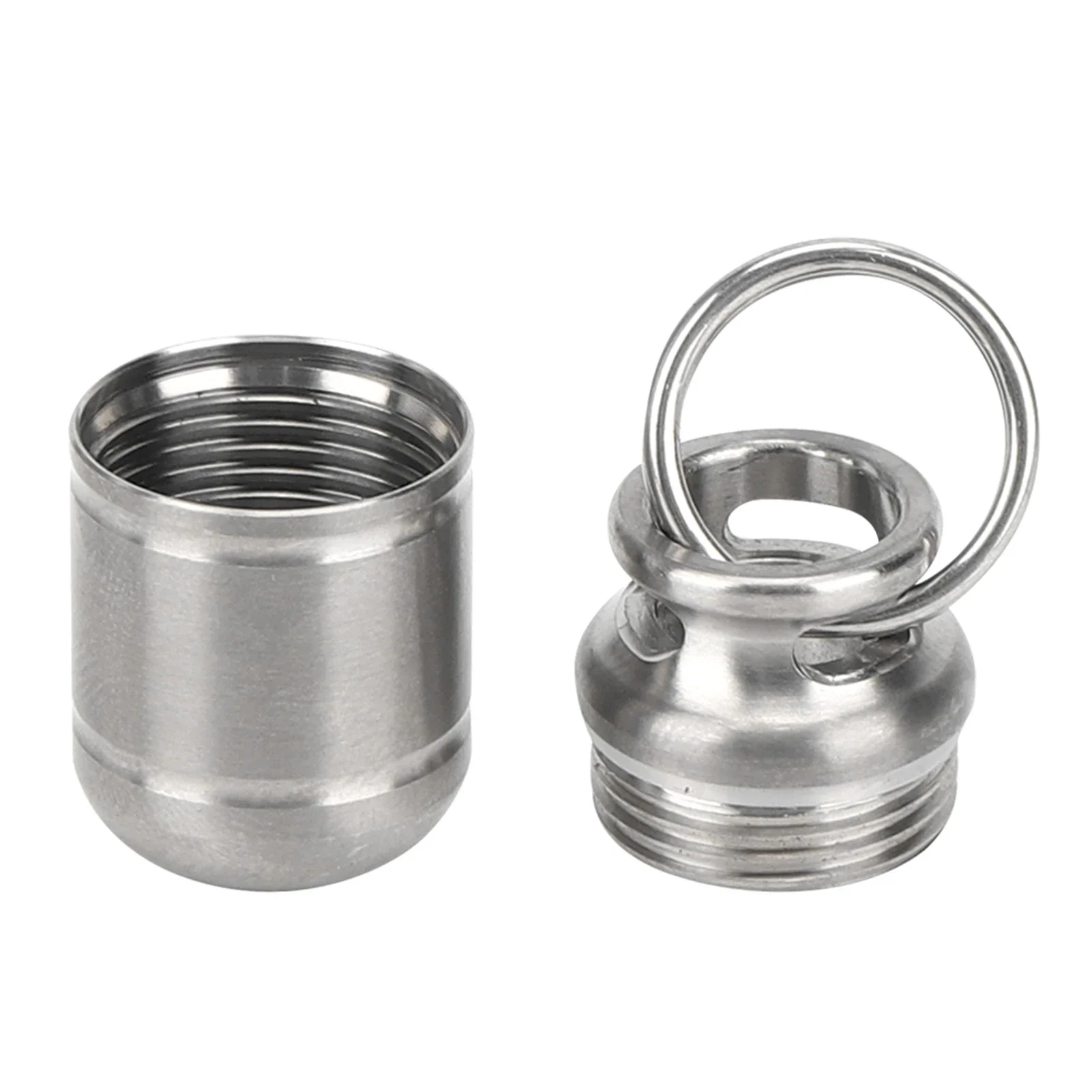 Mini Titanium Alloy Pills Cans Portable Small Pill Storage Bottles Waterproof Warehouse Medicine Holder