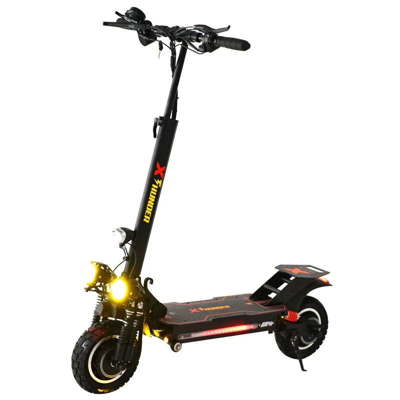 Dual Motor 1000w Electric Scooter 10'' Off Road Scooter for Adults 48v 18ah E Scooter