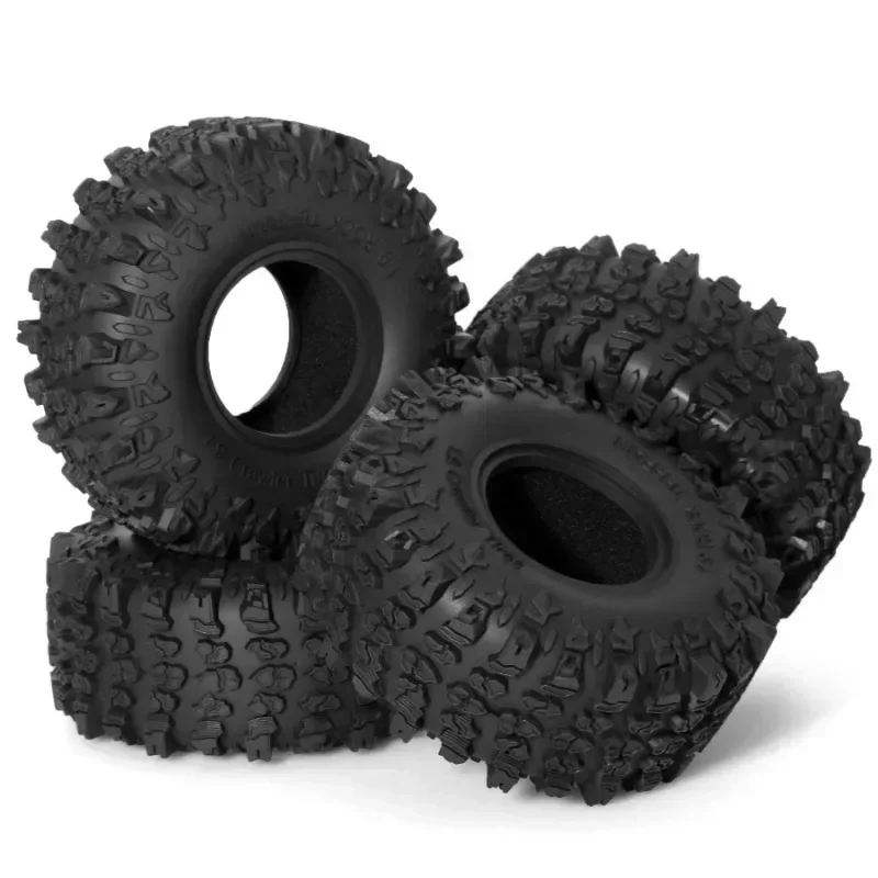 

4 шт. резиновые 1,9 гусеничные шины, брызговики, колеса для захвата, шины для 1:10 Rock Crawler Car TRX4/RC4WD D90 SCX10 II