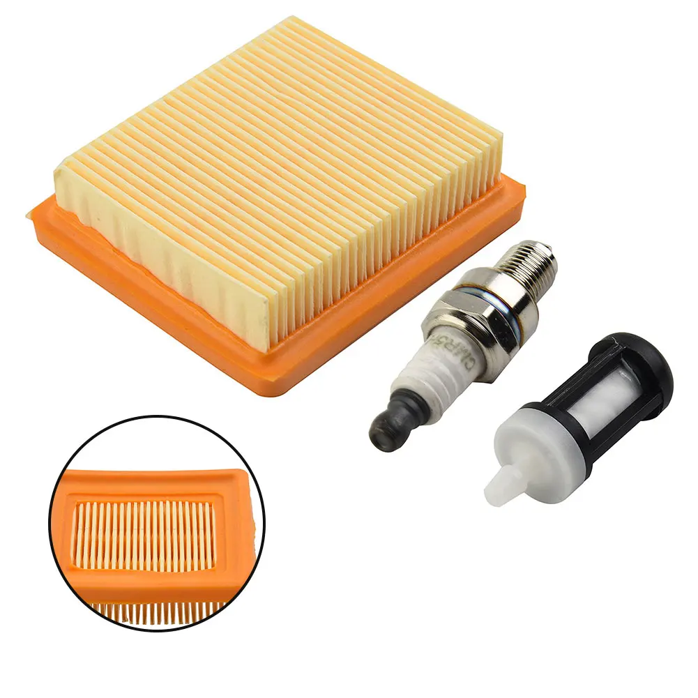 Air Filter Fuel Filter Service Kit For Stihl KM 131 KM131R 4180 141 0300 CMR 6H Spark Plug Screen Flter Replacement Trimmer Part