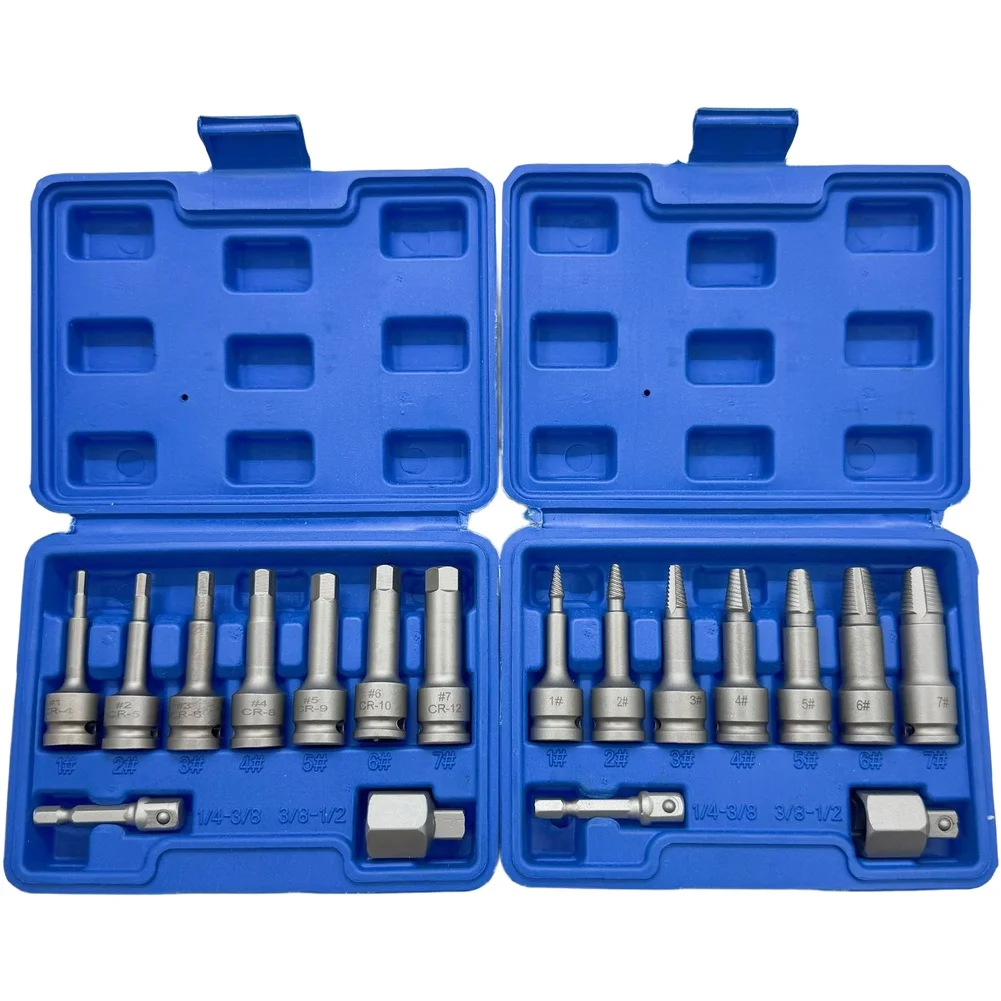 

Broken Wire Extractor Hexagon Socket Extractor Broken Head Screw Extractor Screw Removal Faucet Removal Tool Electric Drill Tool