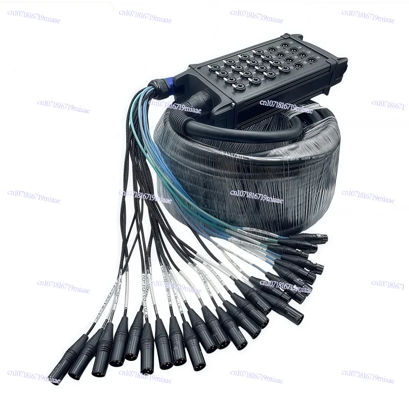 

24 Channel Rolling Stage Box Cable Dmx Audio De Y Power Snake XLR Cable Male to Female Multi Microphone