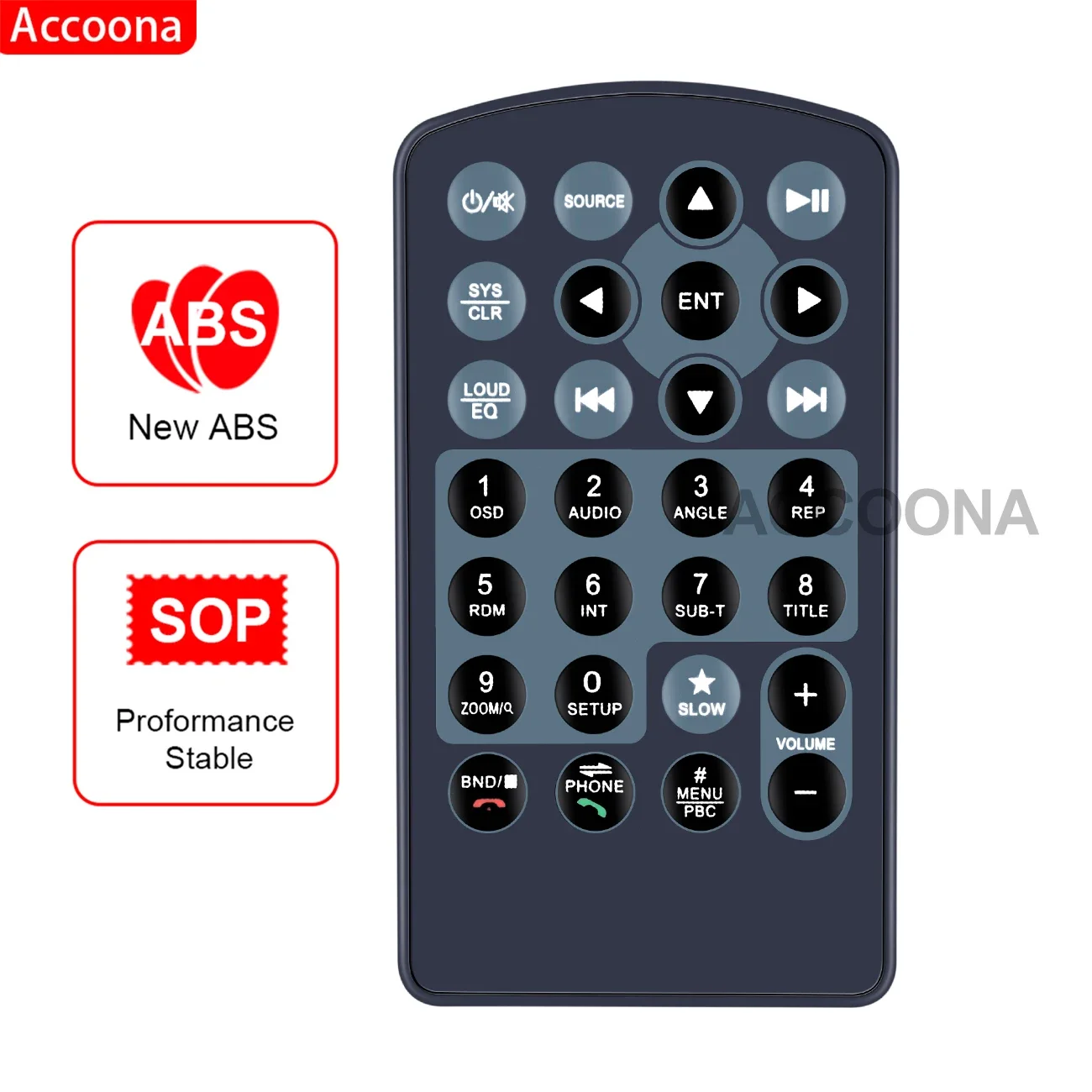 

ACCOONA Remote Control for BOSE BOSS Audio System BVB9395RC BV9395B BV9695B BVB9695RC BV775B Car Bluetooth Audio Stereo Receiver