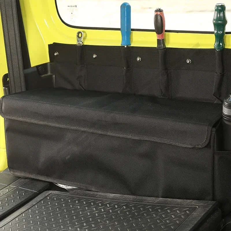 Rear Trunk Side Storage Bag Cargo Tools Organizer Interior Accessories for Suzuki Jimny 3 Door Only 2019 2020 2021 2024 2025