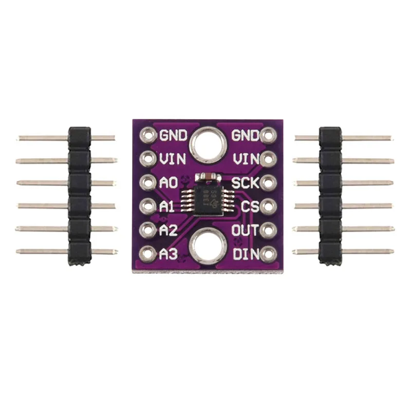 ADS1118 ADC 4 Channel Development Board 16 Bits ADC Communication Module Development Board DC2-5.5V High Precision for Arduino