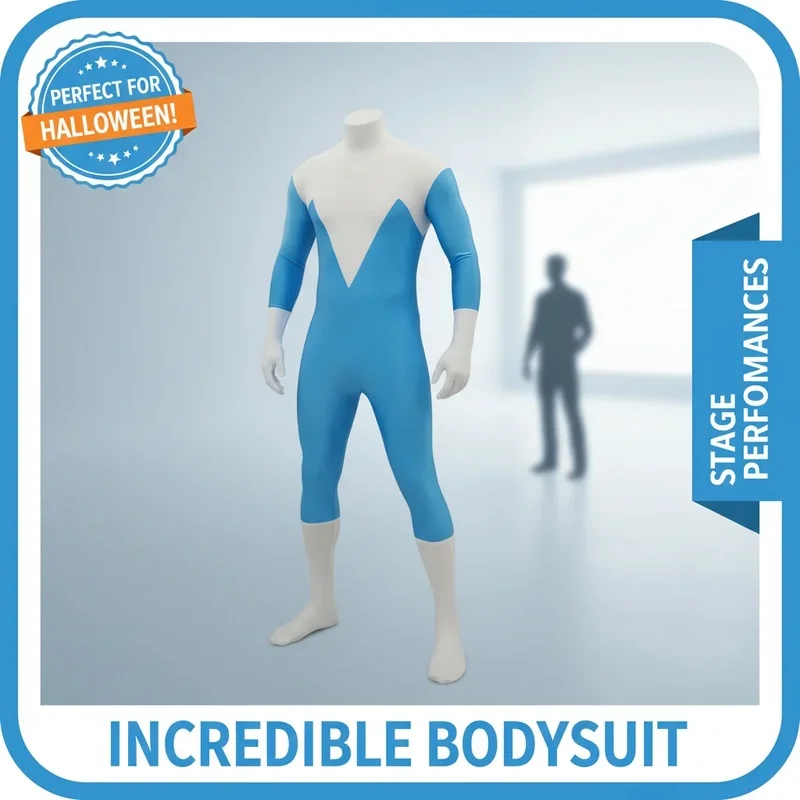 COSFrozone Cosplay Costume The Incredibles Bodysuit Superhero Jumpsuit for Halloween Stage Performance Women view 4