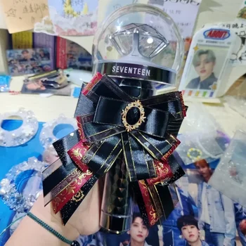 Lolita gate Light Stick bowknot Accessori, nastro fatto a mano anime bowknot, Cheer stick, Carat stick, zaini fai da te