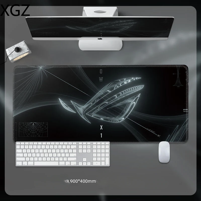 

New XL XXL ROG Prodigal Eye Large Mousemat Computer Keyboard Desk Pad Men Suitable for E-Sports Games Fine Seams 900×400